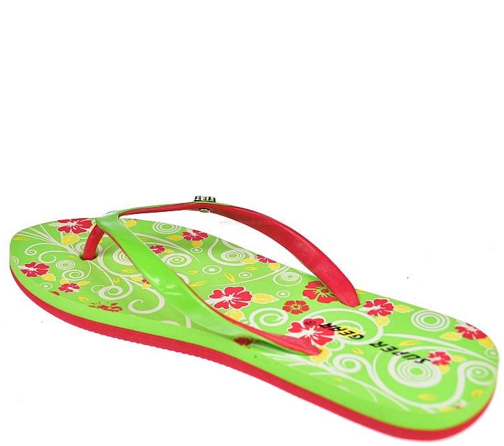 Wygodne japonki damskie Super Gear idealne na wakacje, plażę i basen.