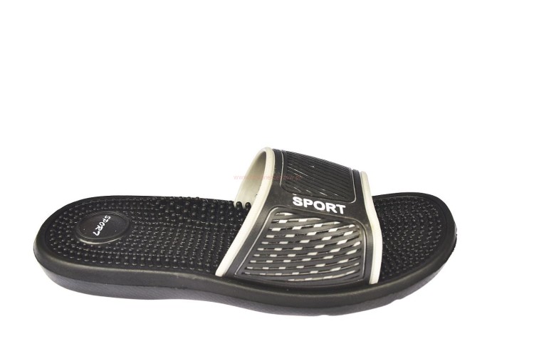 Fakirki męskie klapki z kolcami na wkładce