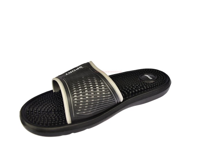 Klapki zdrowotne męskie z kolcami