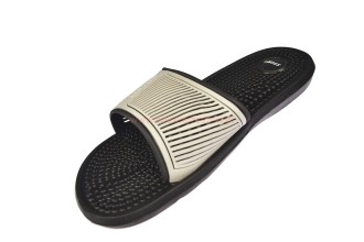 Klapki masujące stopy widok od wewnątrz