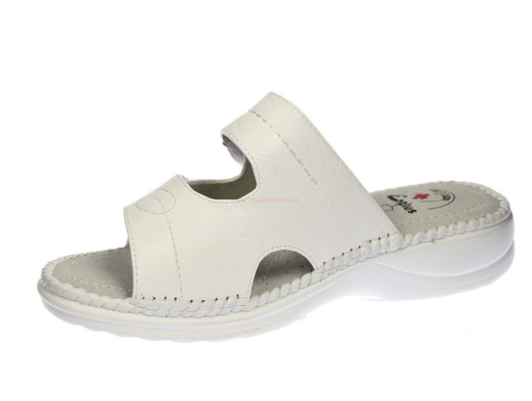 klapki damskie medyczne Enplus RS008-2 na koturnie 4,5 cm