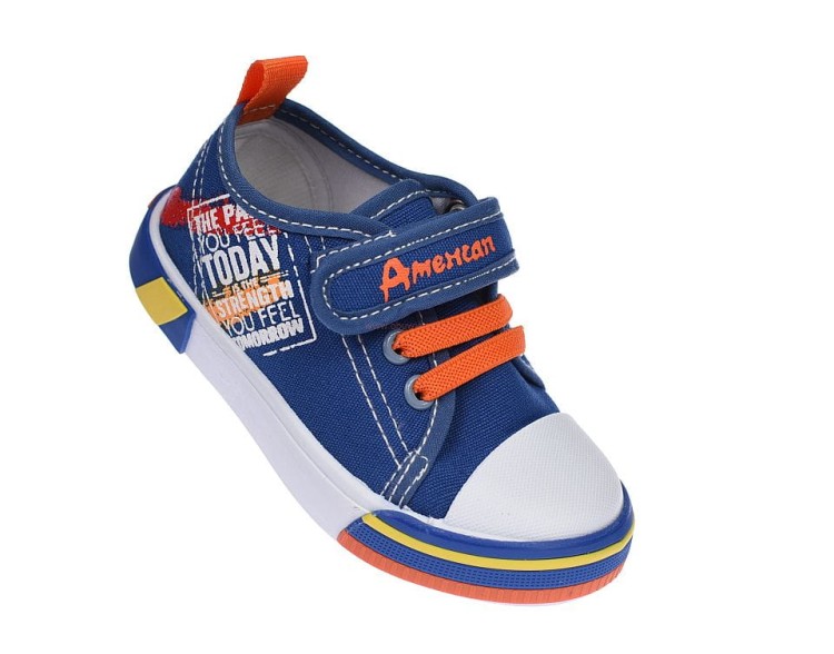 trampki dziecięce skóra wkładka na rzepy American ten05-21.jpg