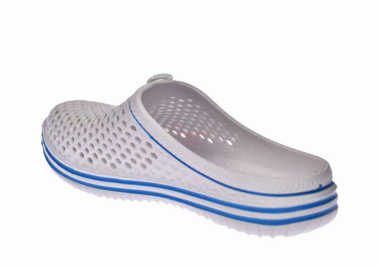 Białe chodaki damskie do pracy i codziennego użytku – pianka EVA