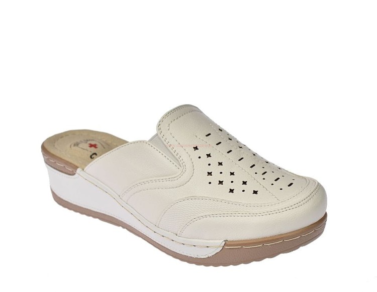 Klapki damskie medyczne białe na koturnie Enplus LM2316.jpg