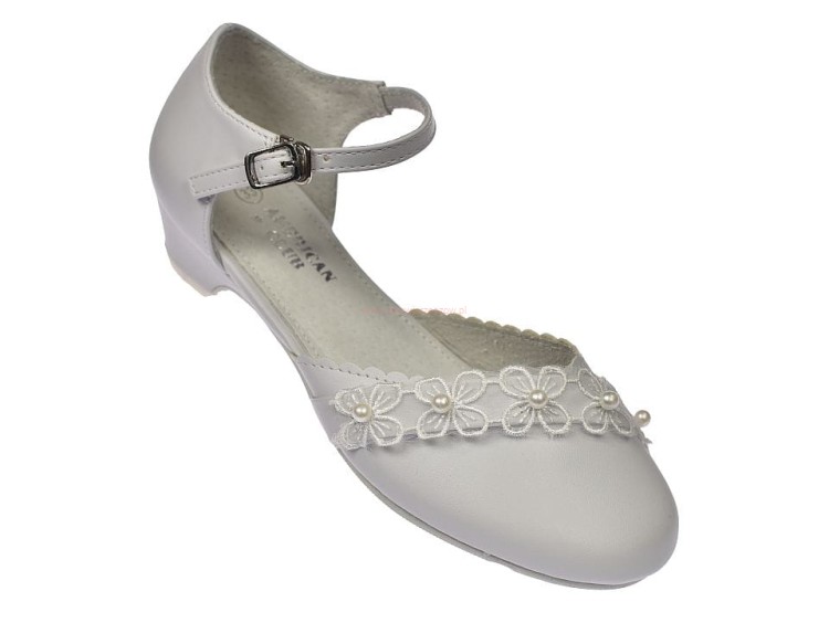 Buty do komunii dla dziewczynki białe baleriny KOM42/23.jpg