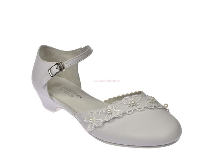 Buty do komunii białe balerinki American KOM 42/23.jpg