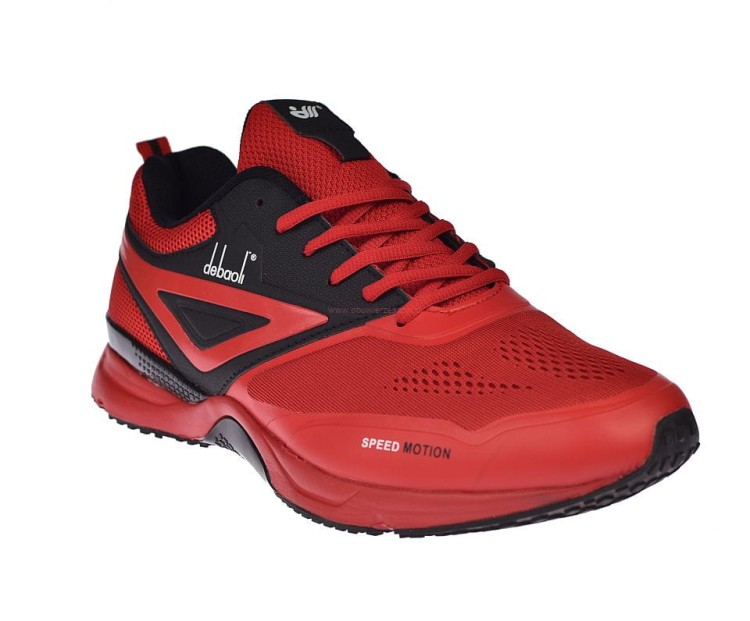 Duże adidasy męskie nadwymiar sportowe czerwone Dl2055-3.jpg