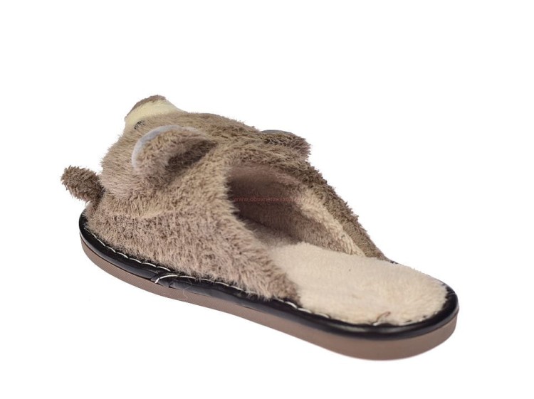 Damskie kapcie domowe zwierzaki pluszowe XC-33.jpg