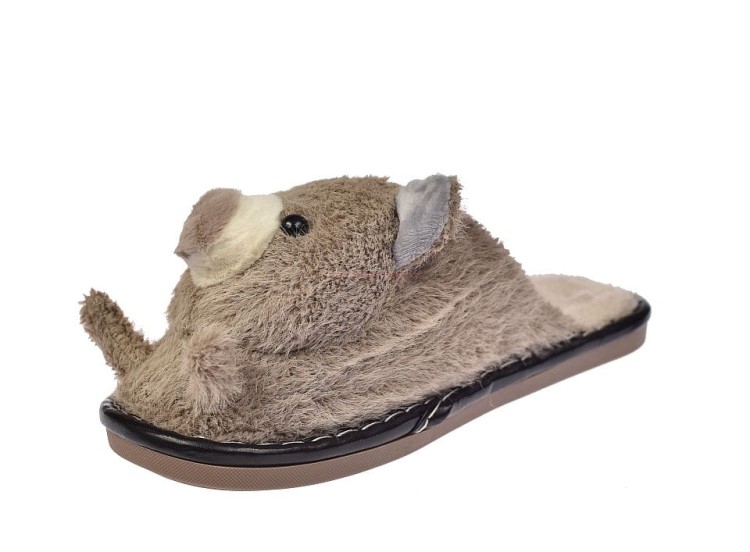 Bambosze zwierzaki kapcie domowe misie XC-33.jpg