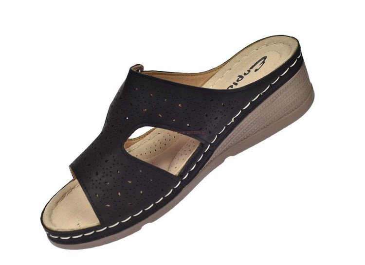 Klapki damskie Enplus skóra zdrowotne profilowne G3202-1.jpg