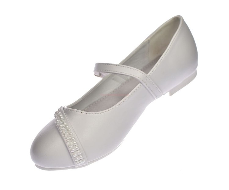 Buty komunijne pełne baleriny dla dziewczynki kom46/24.jpg