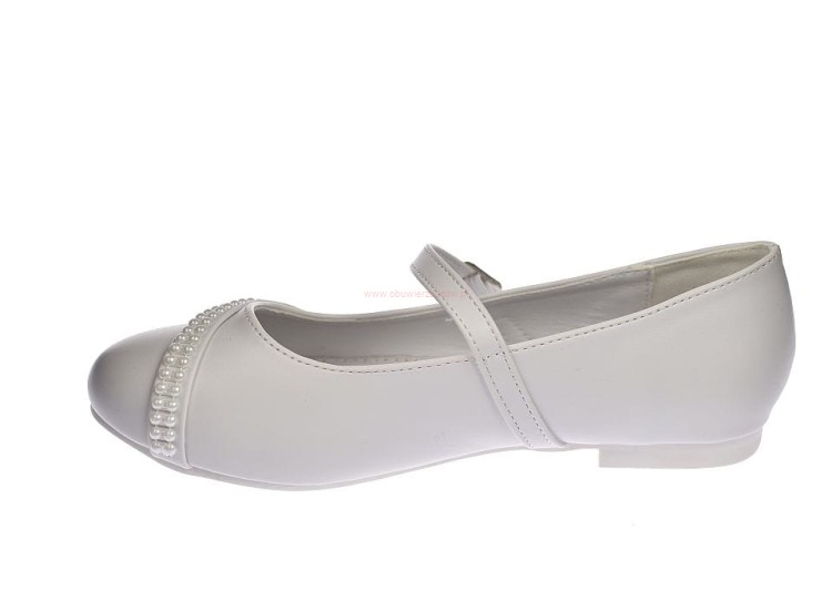 Buty komunijne dla dziewczynki baleriny białe kom46/24.jpg