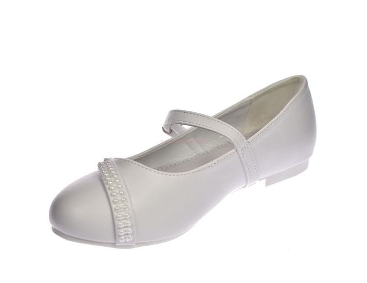 Buty do komunii baleriny białe dla dziewczynki kom46/24.jpg