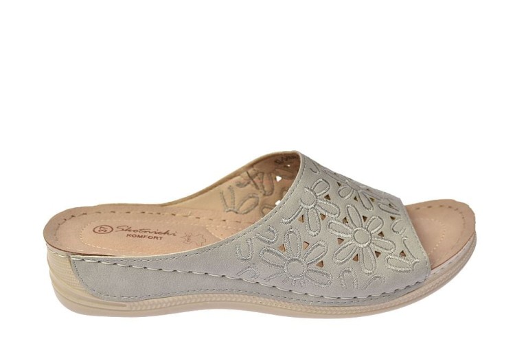 Klapki damskie komfortowe wkładka skórzana KL-3-0548.jpg