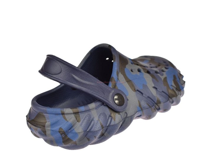 Klapki męskie ogrodniczki z paskiem kroksy lekka pianka M307.jpg