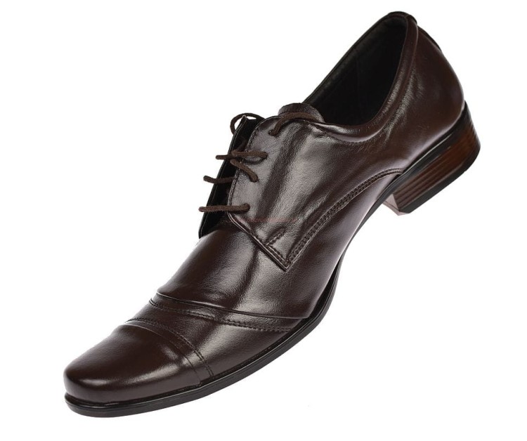 Półbuty męskie eleganckie skórzane pantofle M123.jpg