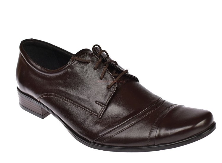 Półbuty skórzane męskie eleganckie do garnituru M123.jpg