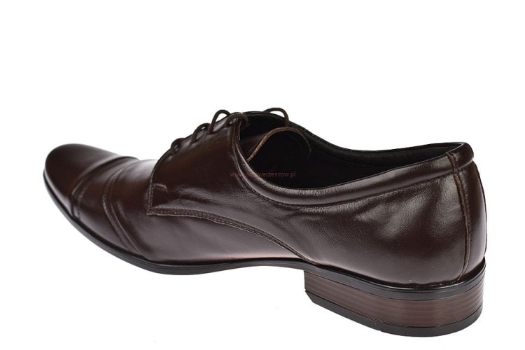 Półbuty męskie skórzane eleganckie do garnituru M123.jpg