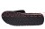 Klapki Kubota czarne z profilowaną piankową podeszwą