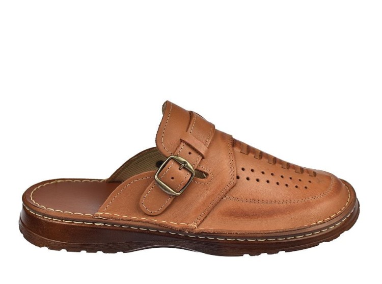 Klapki męskie skórzane bez pięty s023g.jpg