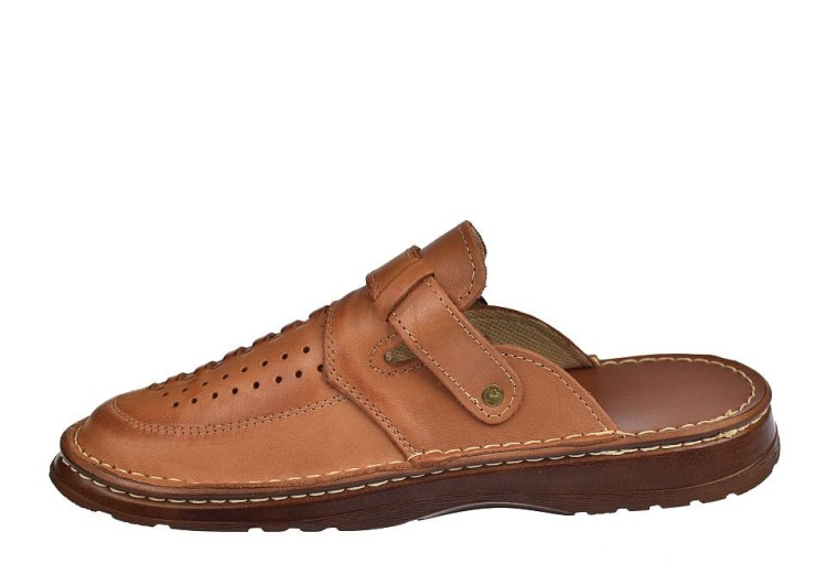 Klapki męskie skórzane chodaki s023g.jpg