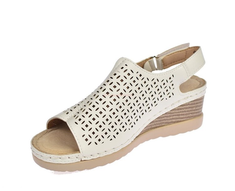 Komfortowe sandały damskie na koturnie S-3-Y41.jpg