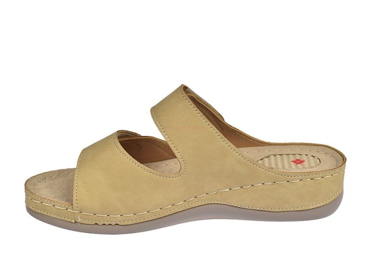 Klapki damskie na rzepy wkładka na ostrogi KL-3-3017.jpg