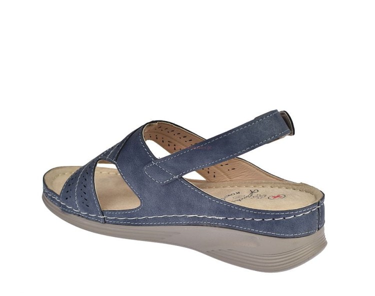 Sandały damskie koturn wycinana cholewka S-3-0826.jpg