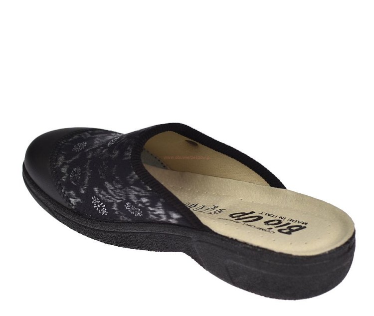 Czarne klapki damskie na haluksy Bio Up 453 BE