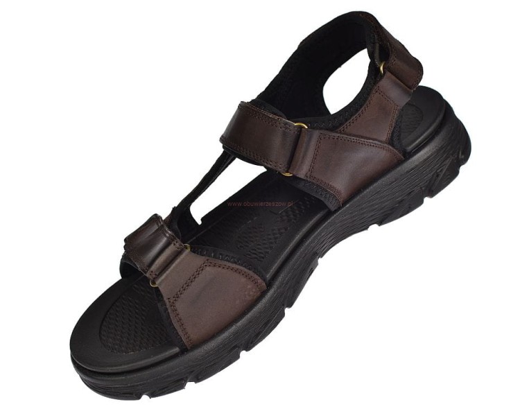 wygodne sandały męskie skórzane na lato z antypoślizgową podeszwą