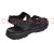 lekkie i szybkoschnące sandały męskie czarne z rzepami