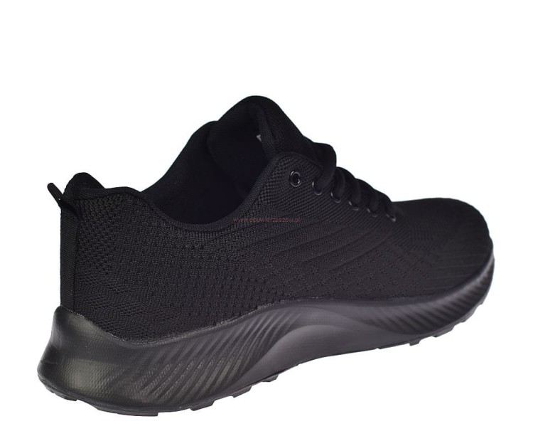 Sportowe buty męskie do biegania i codziennego użytku – czarne