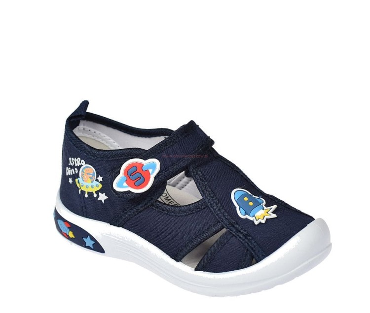 Sandałki dziecięce American Club TEN171 – zapięcie na rzep