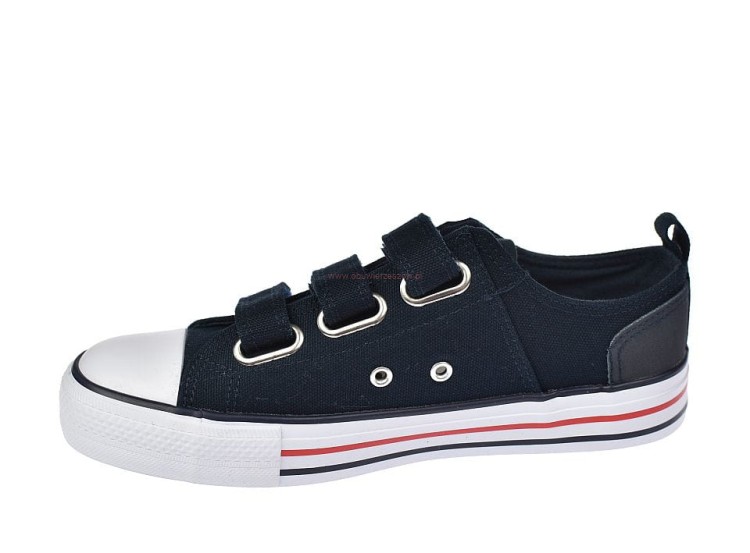 Trampki na rzepy z nierysującą podeszą