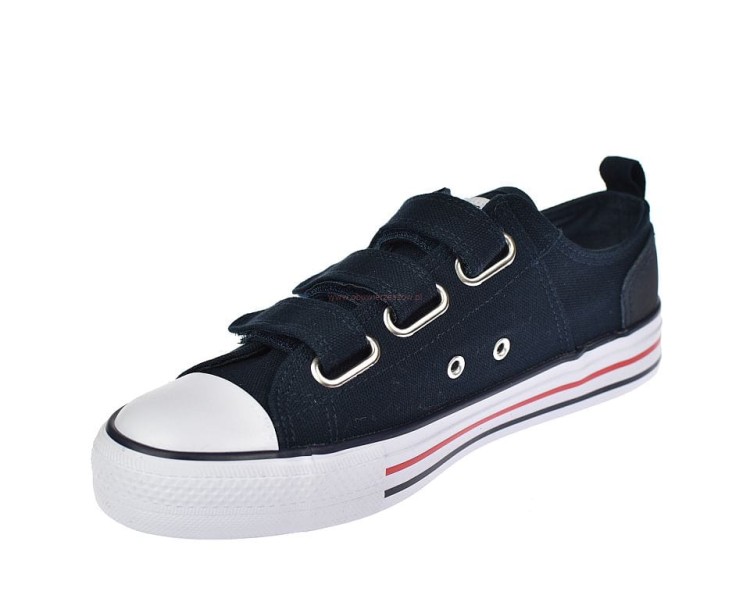 Trampki na rzepy nie rysujące podłogi biała podeszwa