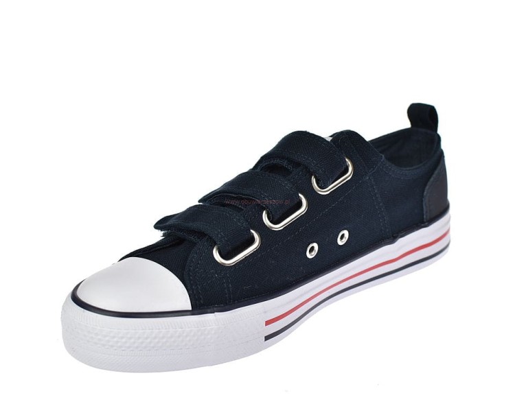 American trampki na rzepy biała podeszwa