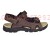 Wygodne sandały męskie na lato brązowe C7726 – widok z boku