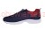 Granatowo-czerwone buty sportowe męskie SA005 Castro – widok z boku