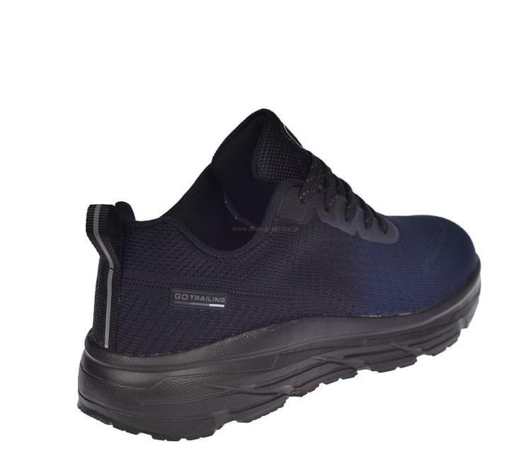 Buty sportowe DK VB17180 czarno-granatowe – lekkie adidasy siatkowe