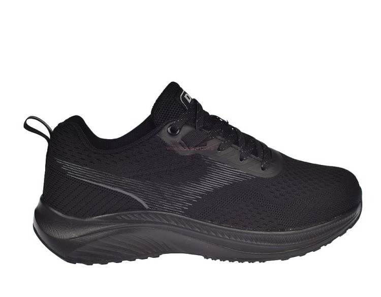 Czarno-szare buty sportowe DK VB17199 Zato – widok z boku