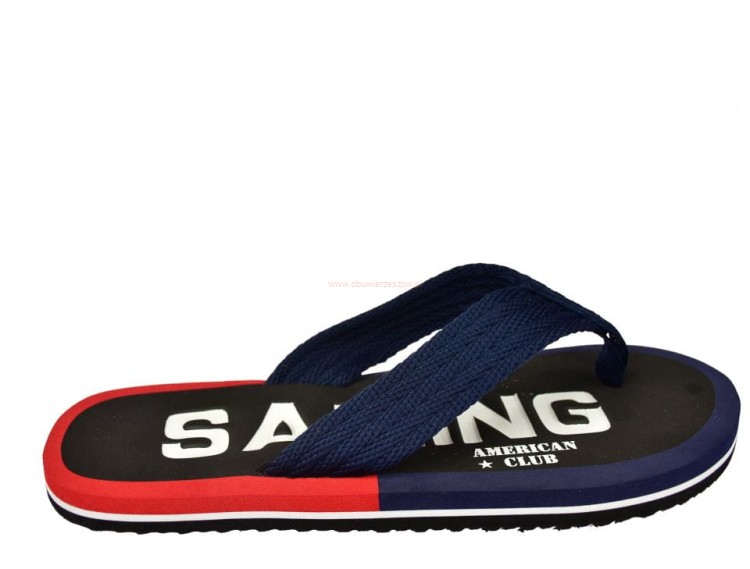 Szeroki pasek japonki męskie klapki plażowe