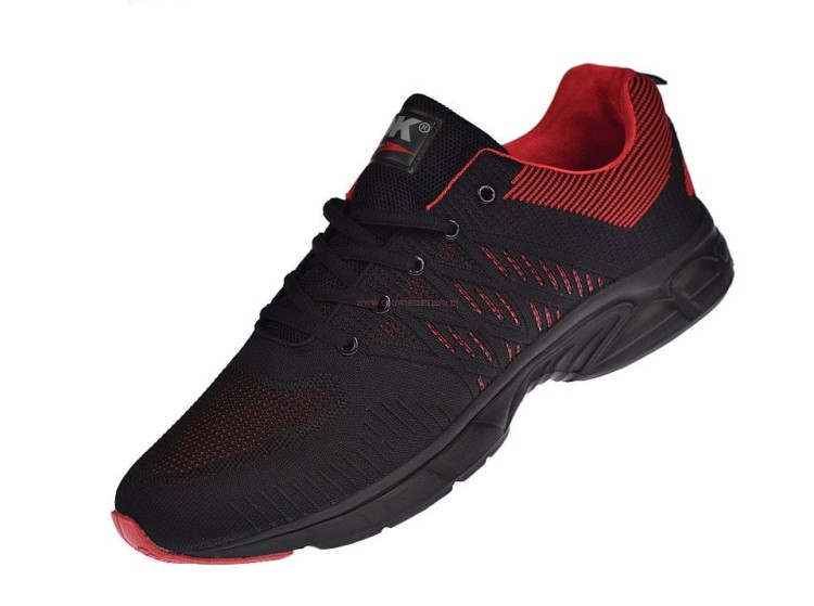 Buty sportowe męskie DK SA3005 Black Red – widok z boku