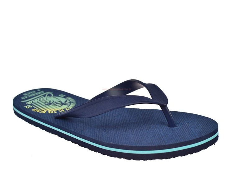 Lekkie japonki męskie z nadrukiem na podeszwie – model JP 01/20