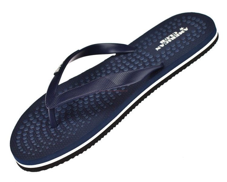 Japonki męskie NH 110/23 granatowe – widok z boku
