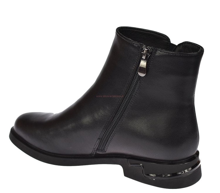 Kozaki damskie krótkie na zamek botki