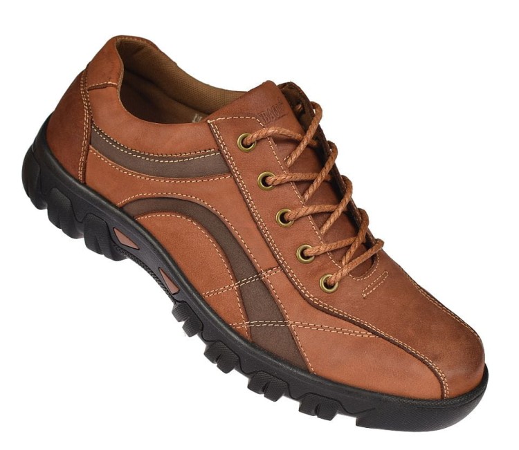 Półbuty męskie skórzane Debaoli DBL229-4 widok z przodu