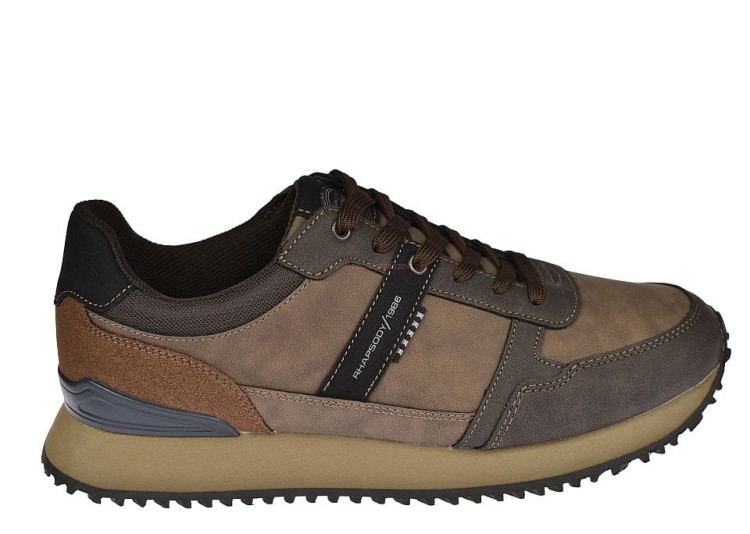 Buty męskie sportowe American Club RH168 Rhapsody brązowe – stylowe i komfortowe