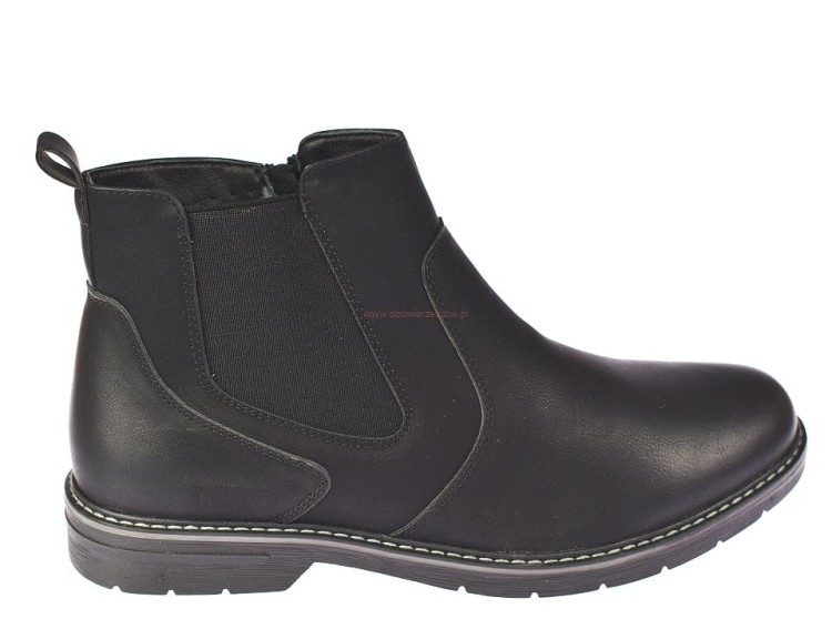 Podeszwa sztybletów męskich Skotnicki 0709 z mieszanki gumowej, antypoślizgowa i elastyczna