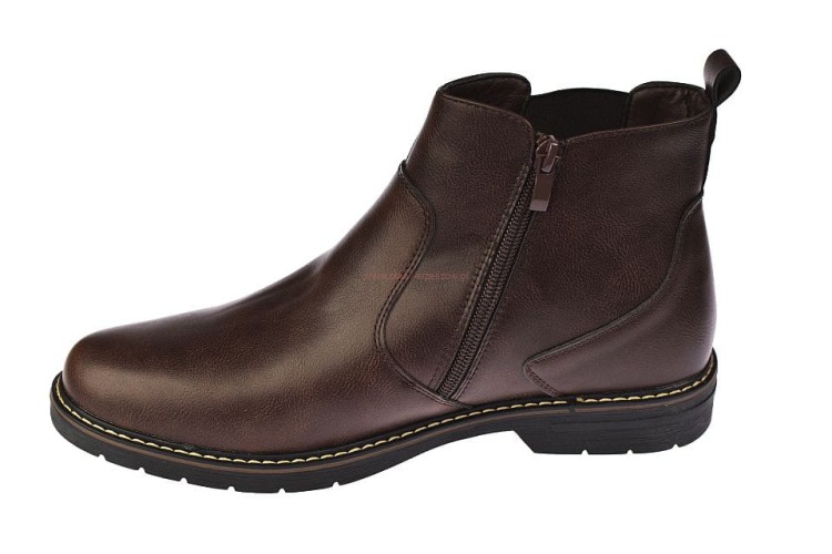 Sztyblety męskie zimowe z gumą na cholewce