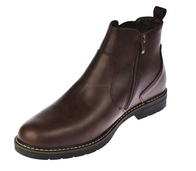 Botki męskie ocieplane sztyblety na suwak